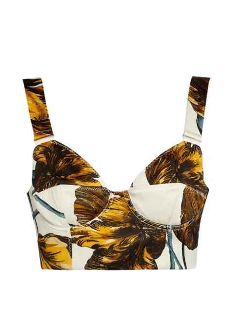 Duchess cropped tank top by ERDEM