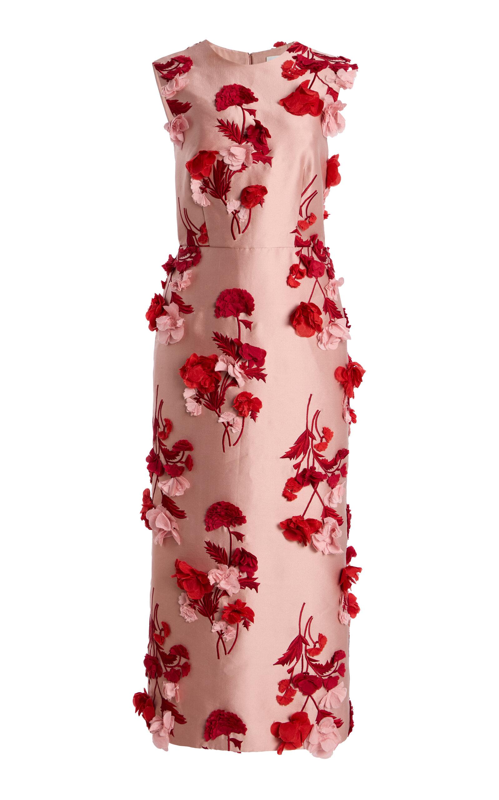Erdem Appliquéd Midi Cocktail Dress - Moda Operandi by ERDEM