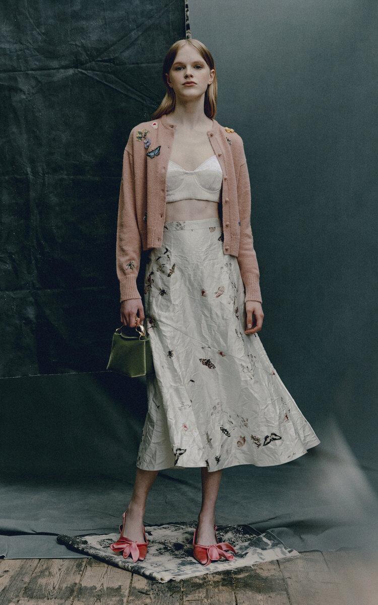 Erdem Cropped Corset Bra Top - Moda Operandi by ERDEM