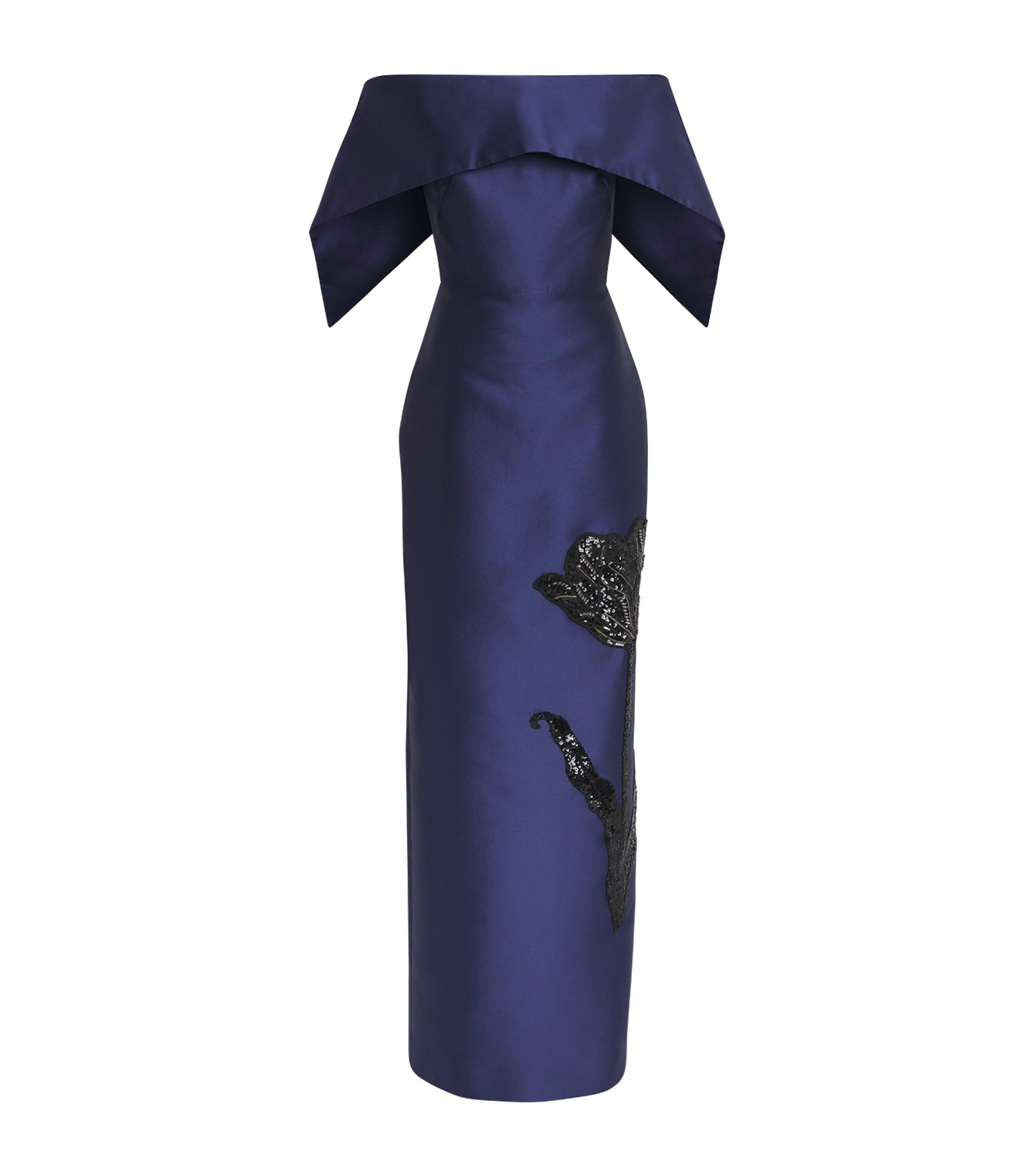 Erdem Embellished Off-The-Shoulder Column Gown by ERDEM