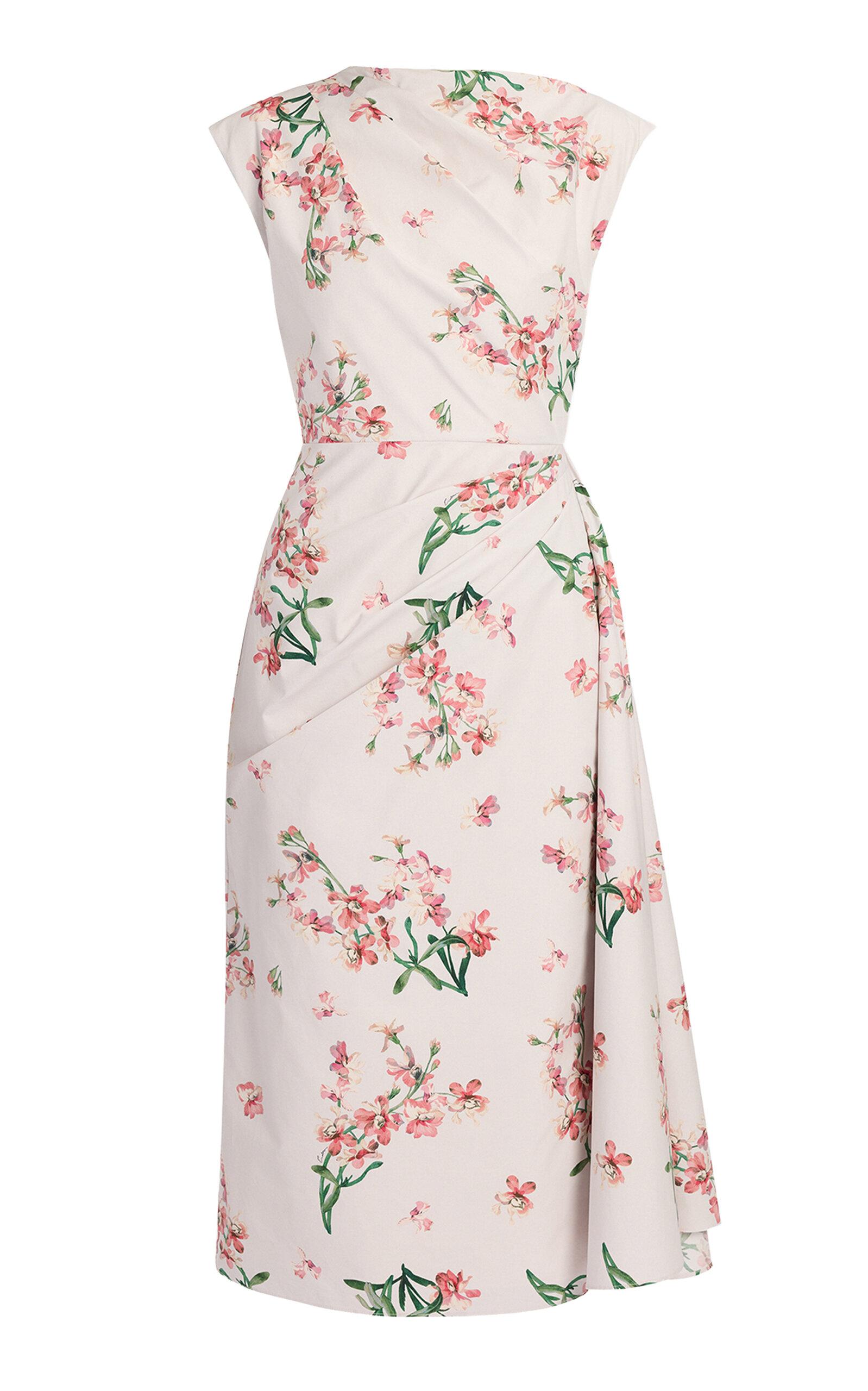 Erdem Floral Cotton Midi Dress - Moda Operandi by ERDEM