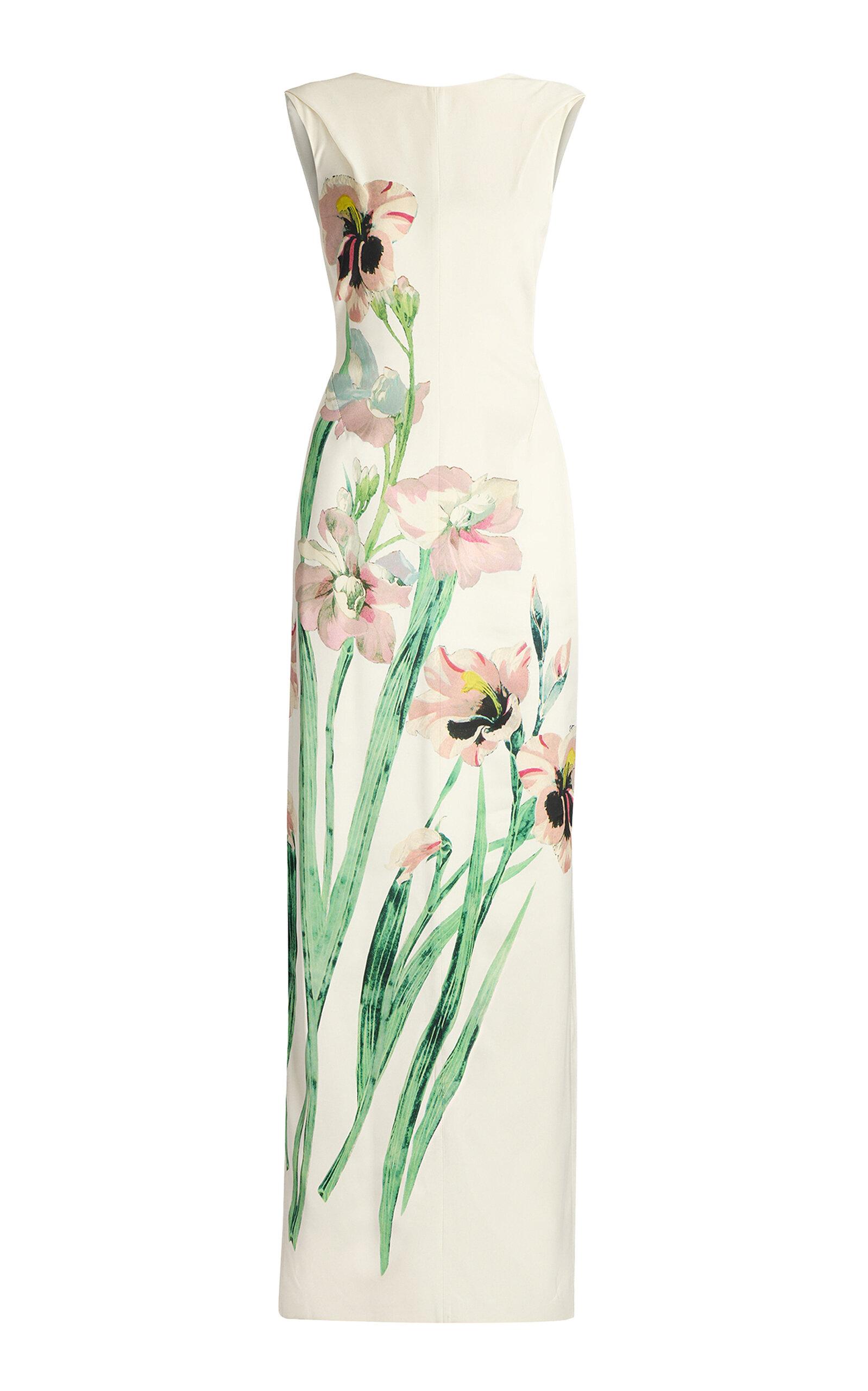 Erdem Floral Duchess Satin Gown - Moda Operandi by ERDEM