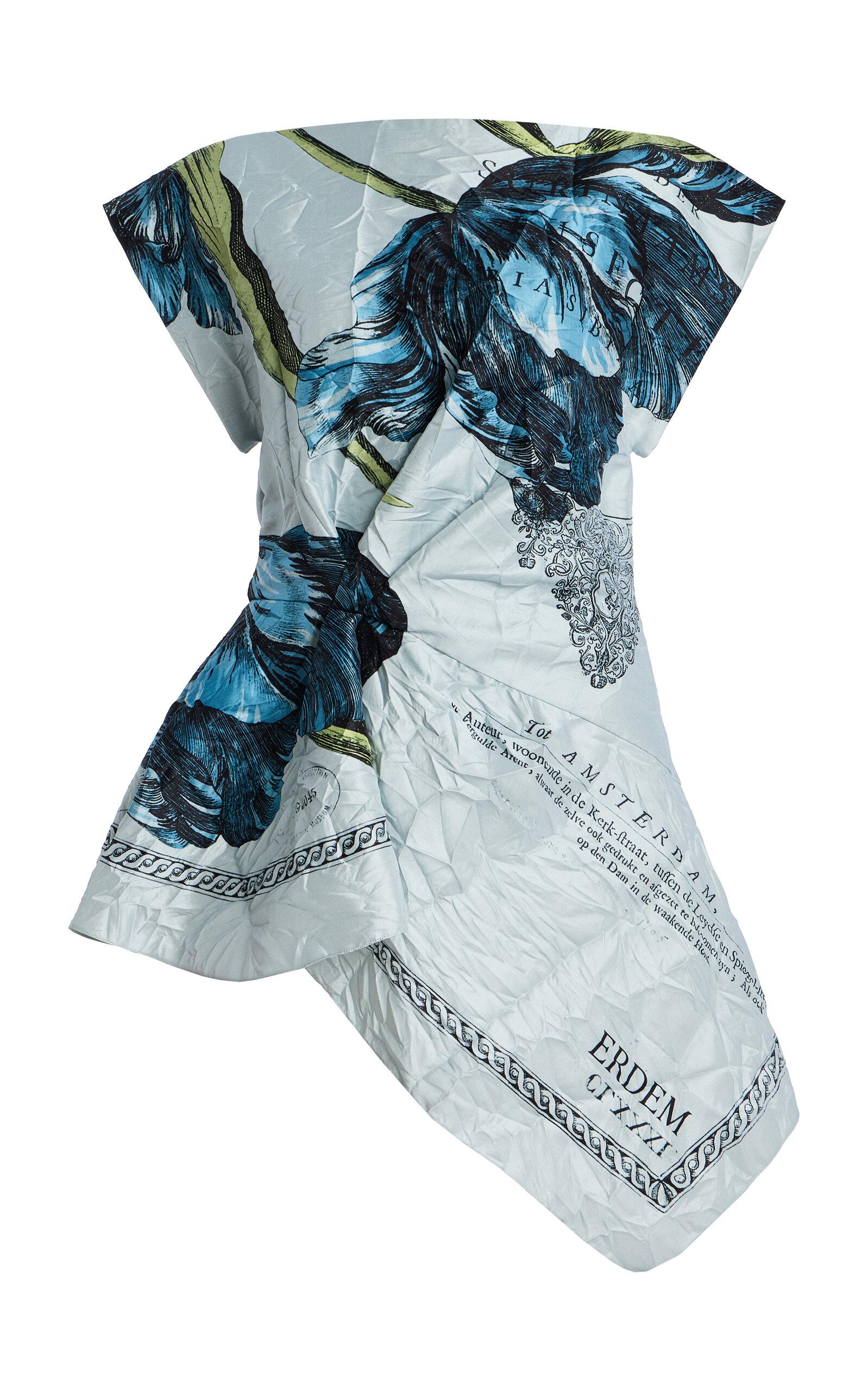 Erdem Printed Asymmetric Top - Moda Operandi by ERDEM