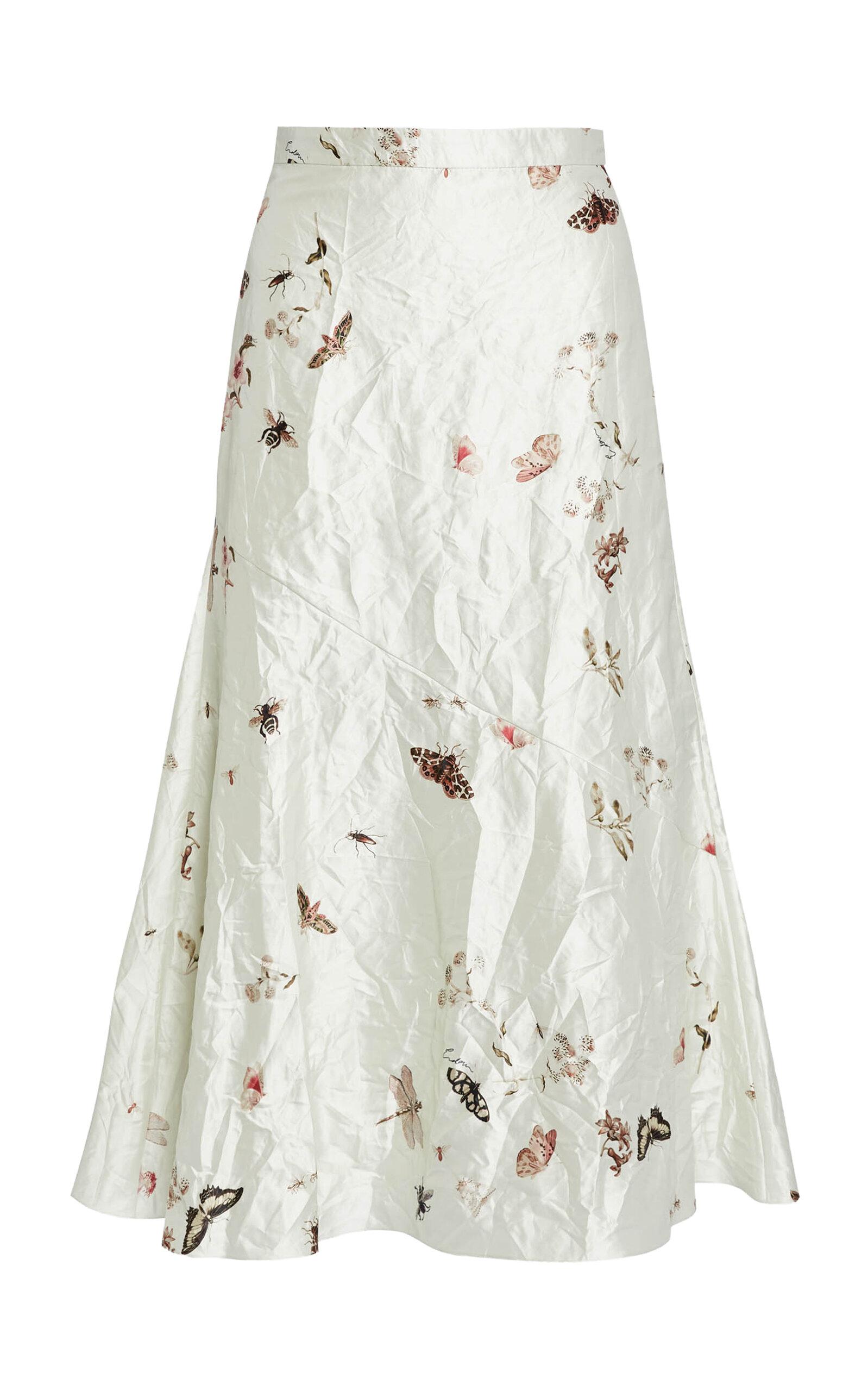 Erdem Printed Midi Skirt - Moda Operandi by ERDEM