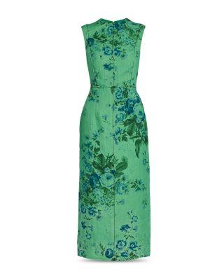 Linen Midi Dress by ERDEM