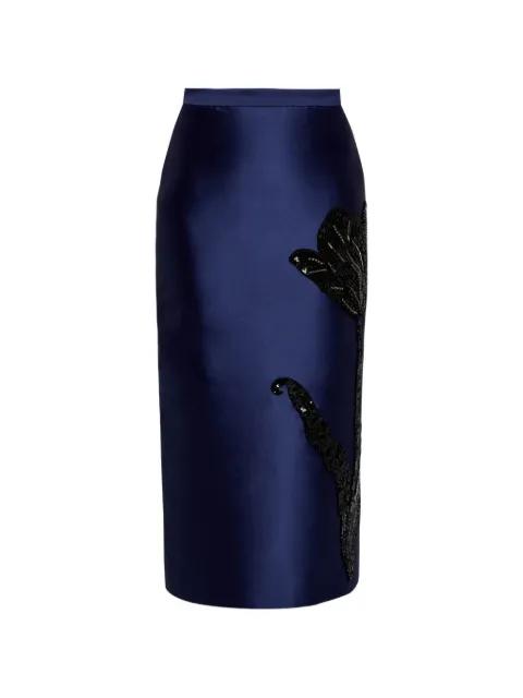 Mikado floral pencil skirt by ERDEM
