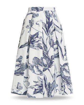 Pleated Midi Skirt by ERDEM