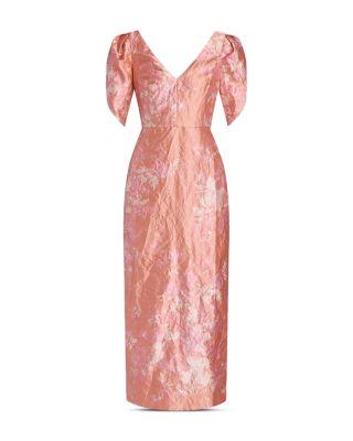 Satin Midi Dress by ERDEM