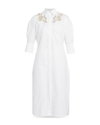 Short Sleeve Shirt Dress by ERDEM