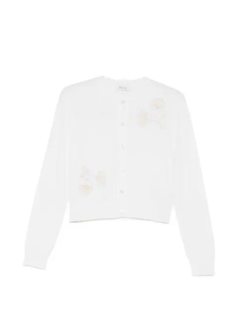 appliqué cardigan by ERDEM