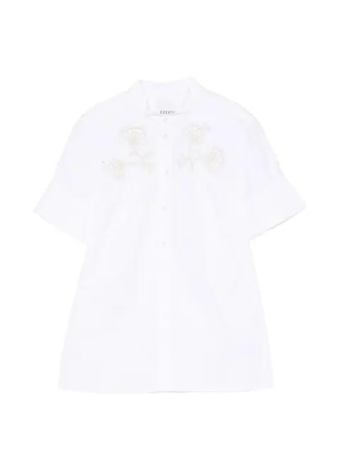 appliqué short-sleeve shirt by ERDEM