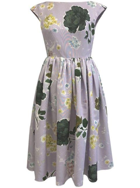 boat-neck midi dress by ERDEM