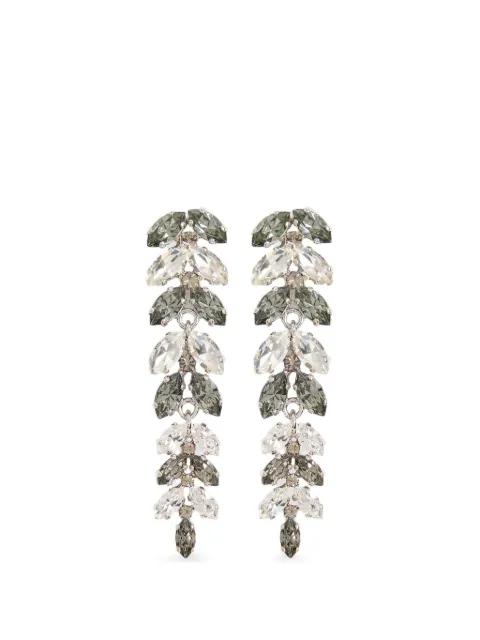 crystal-embellished drop earrings by ERDEM