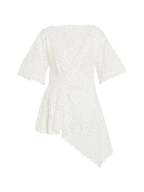 draped lace top by ERDEM