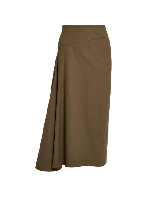 draped midi skirt by ERDEM