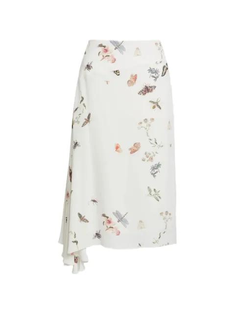 draped midi skirt by ERDEM