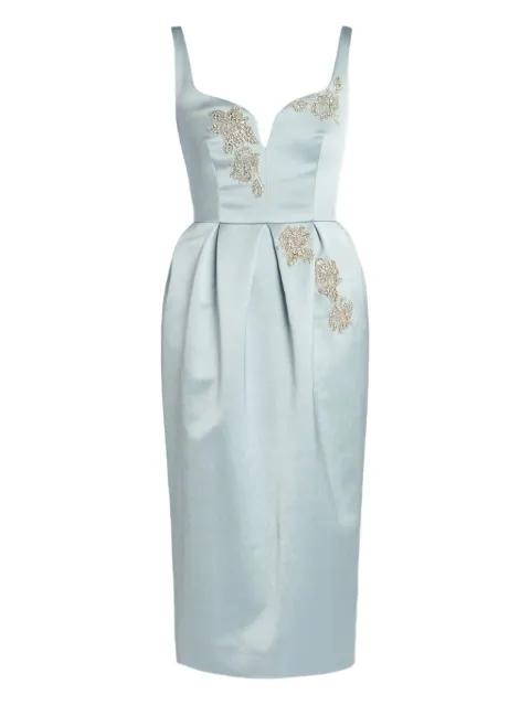 embellished midi dress by ERDEM