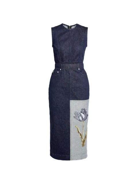 floral cotton dress by ERDEM