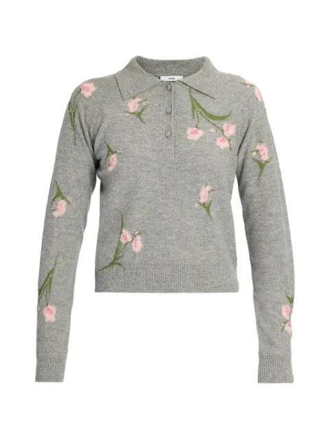 floral-knit sweater by ERDEM