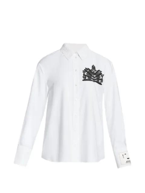 floral-patch shirt by ERDEM