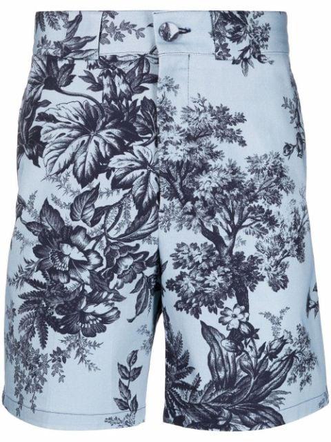 floral-print Bermuda shorts by ERDEM