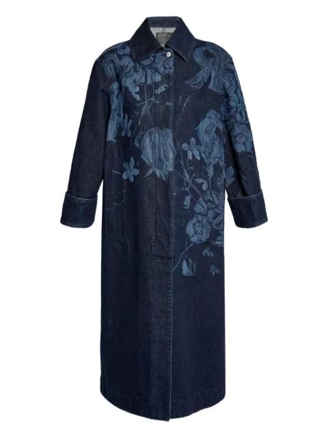 floral-print coat by ERDEM