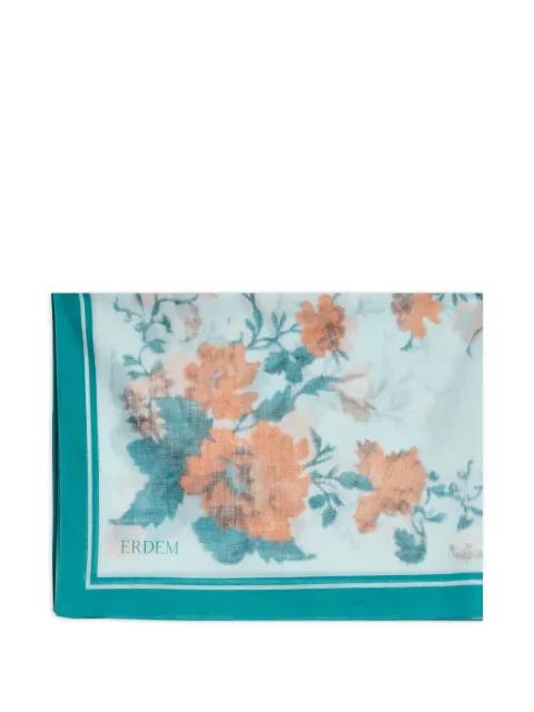 floral-print cotton pareo by ERDEM