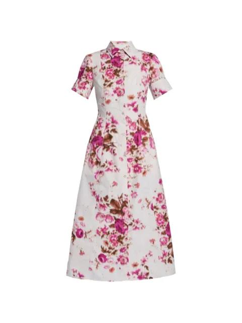 floral-print midi dress by ERDEM