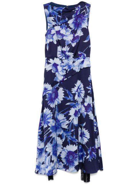 floral-print midi dress by ERDEM