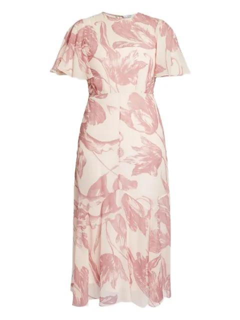 floral-print midi dress by ERDEM