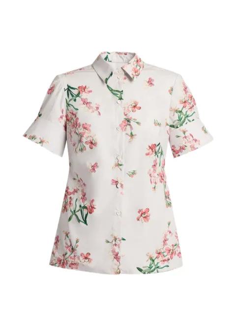 floral-print short-sleeve shirt by ERDEM
