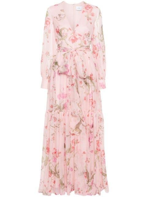 floral-print silk gown by ERDEM
