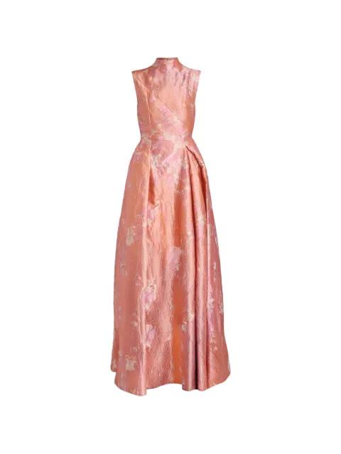 high-neck maxi dress by ERDEM
