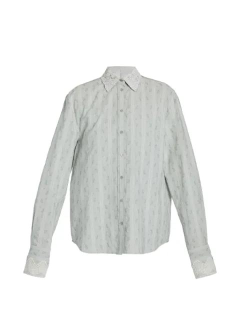 lace-appliqué shirt by ERDEM