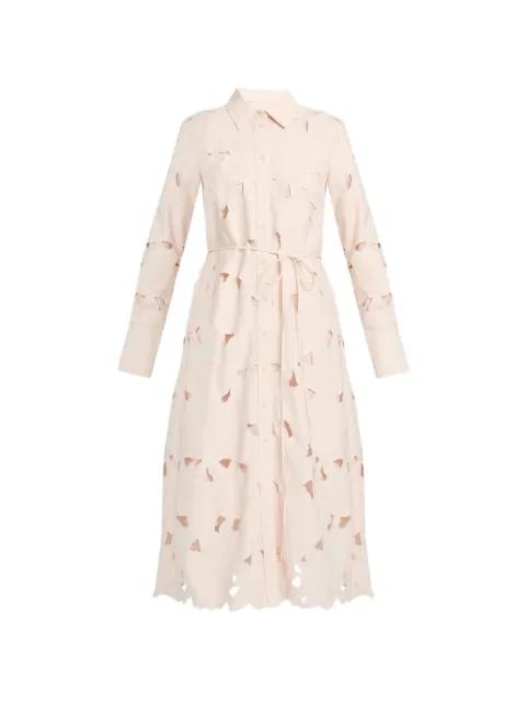 long-sleeve shirt dress by ERDEM