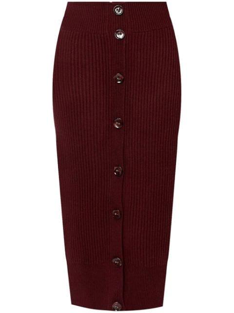 pencil midi skirt by ERDEM