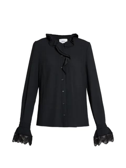 ruffled-collar shirt by ERDEM