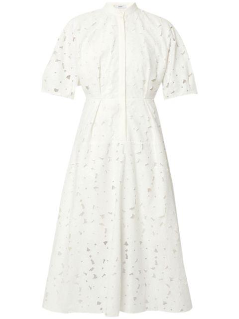 short-sleeve midi dress by ERDEM