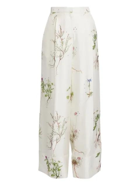 silk trousers by ERDEM