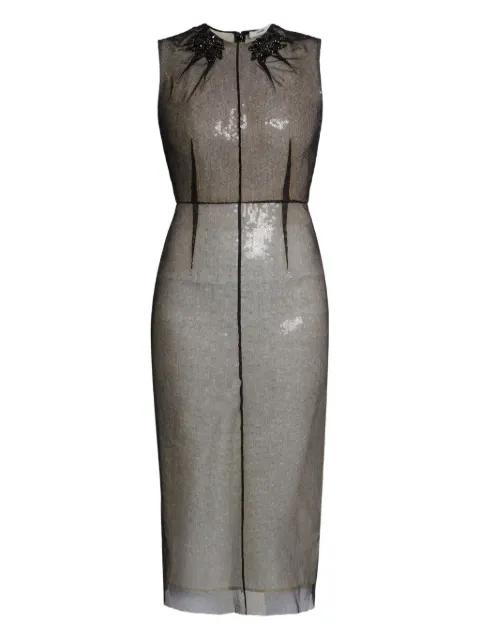 sleeveless midi dress by ERDEM