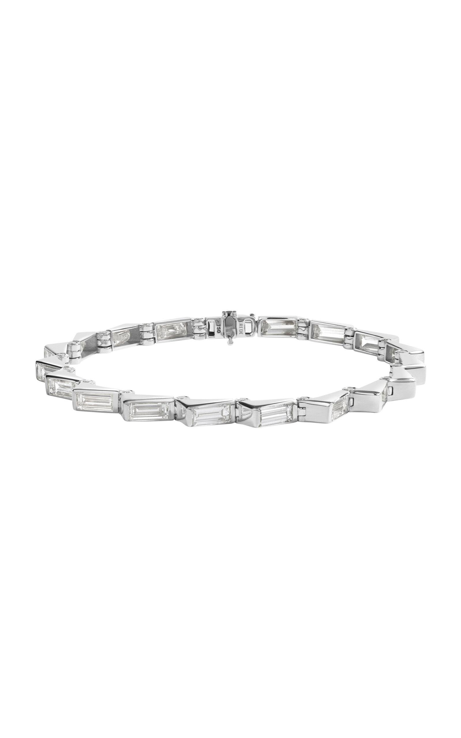 Erede - 18k White Gold Diamond Bracelet - White - OS - Only At Moda Operandi - Gifts For Her by EREDE