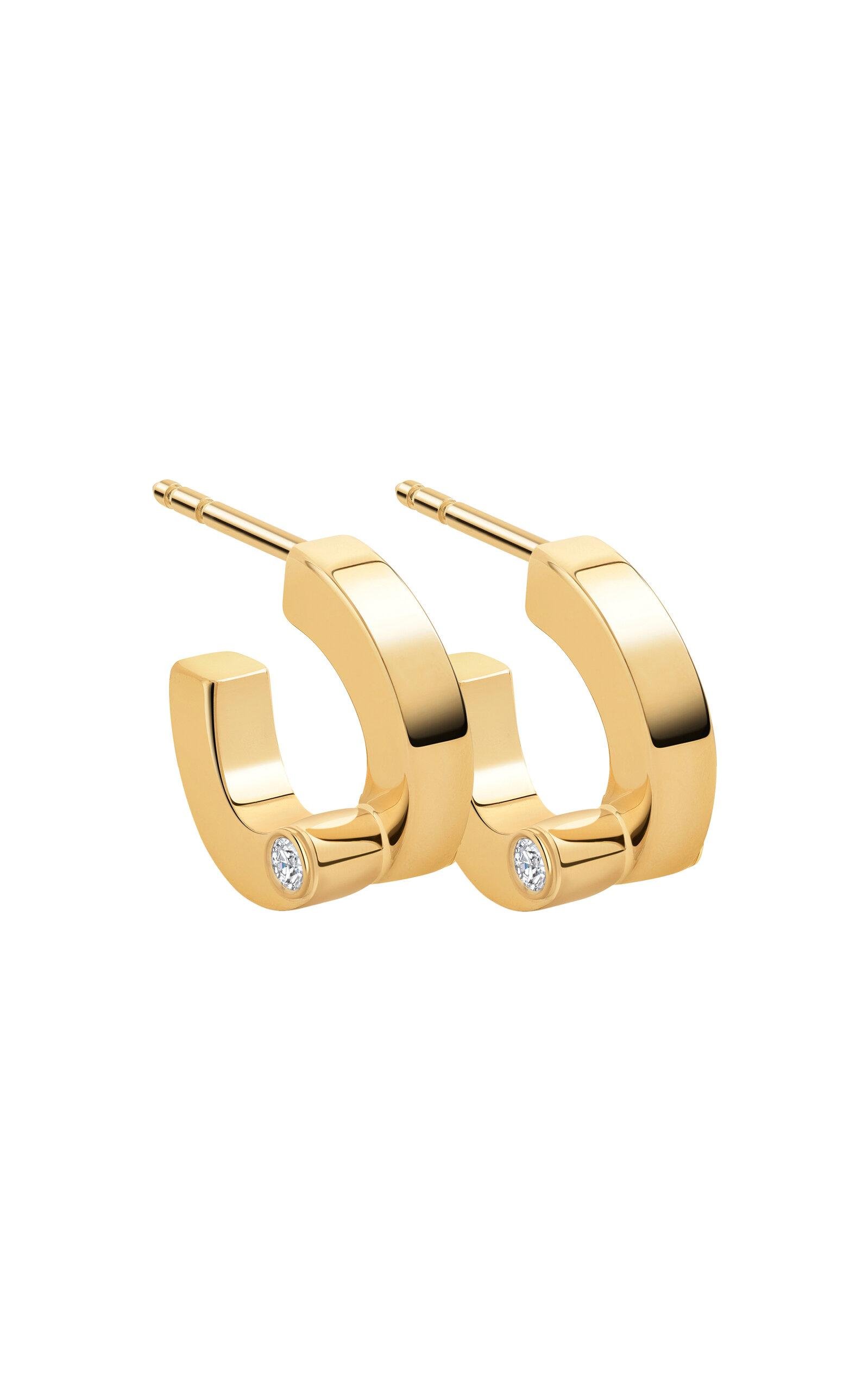 Erede - 18k Yellow Gold Coil Hoop Earrings - Gold - OS - Only At Moda Operandi - Gifts For Her by EREDE