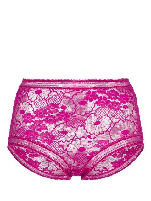 Acacia high-waist lace briefs by ERES