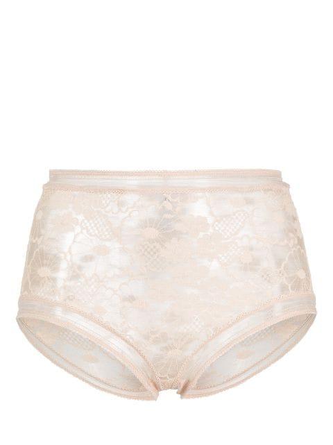Acacia high-waisted lace briefs by ERES