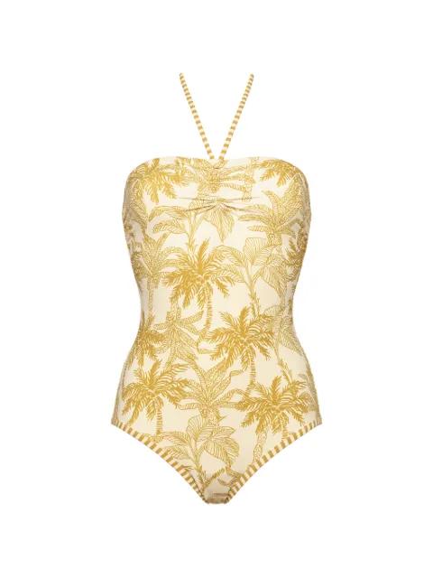 Ailleurs bustier floral-print swimsuit by ERES