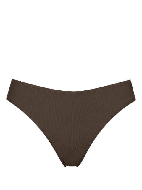 Coulisses high-waisted bikini briefs by ERES