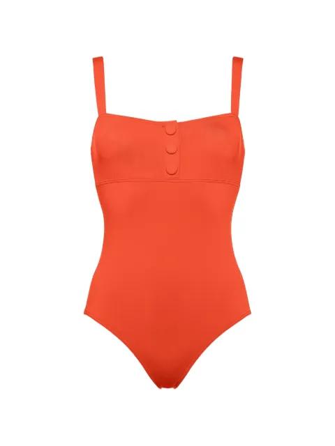 Dahabiya button-detail swimsuit by ERES