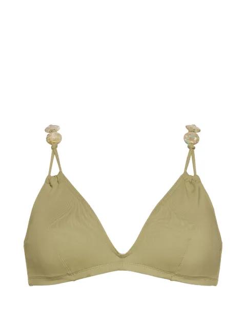 Edina full-cup beaded bikini top by ERES