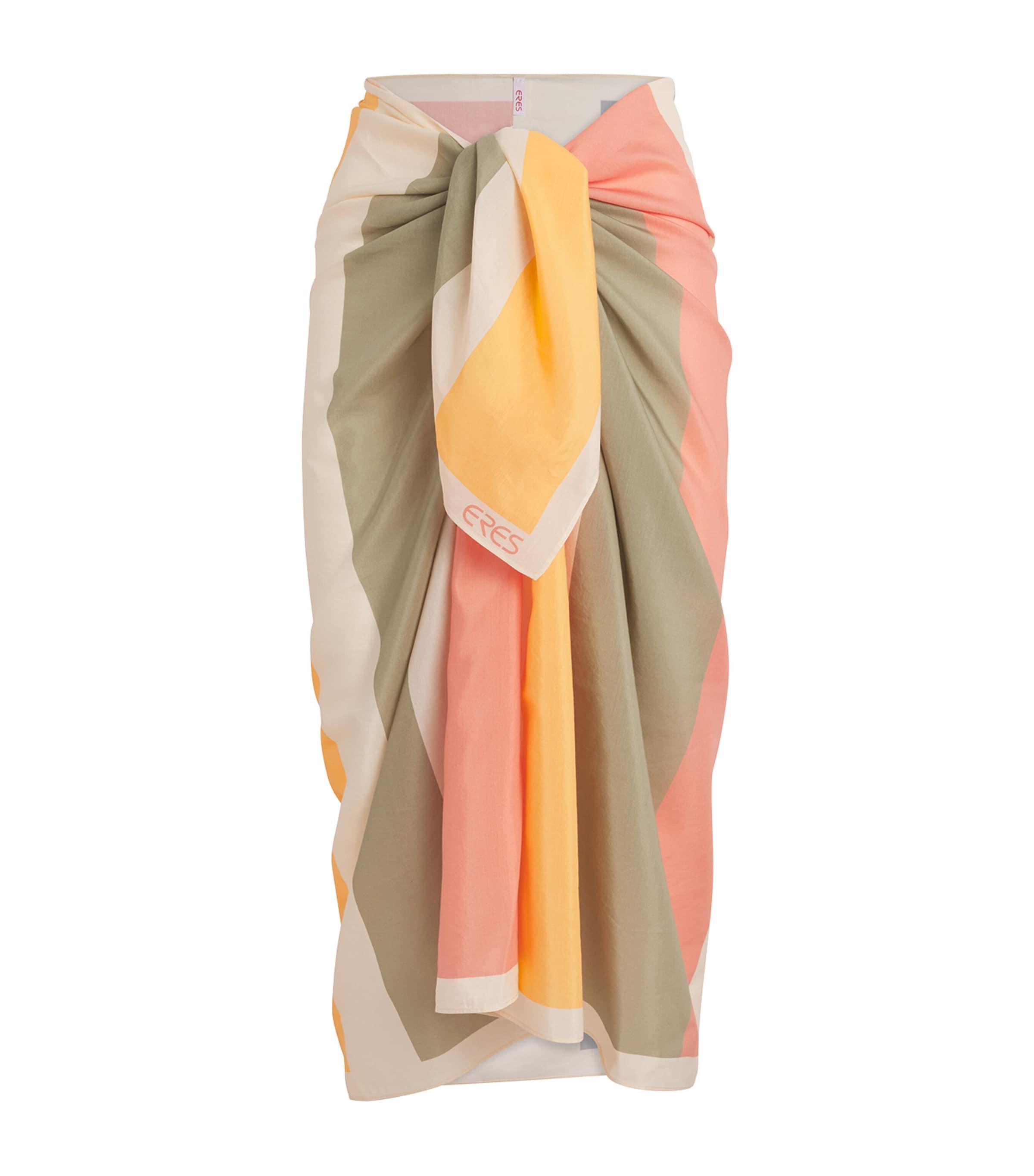 Eres Cotton-Silk Stripe Croquant Sarong by ERES