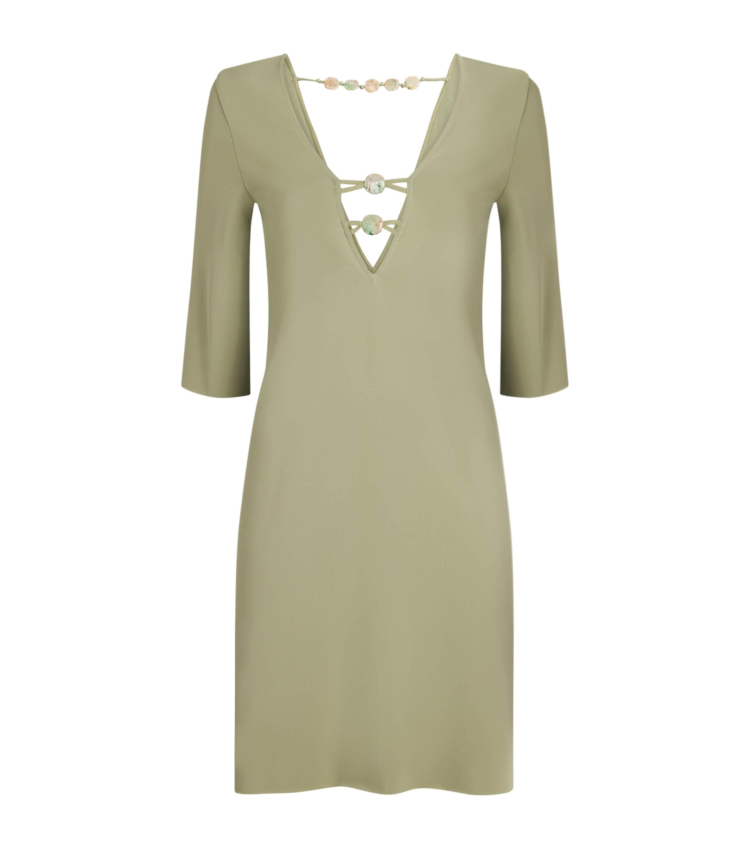 Eres Jersey Beaded Fabuleuse Mini Dress by ERES